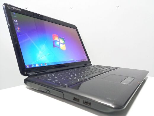 Ноутбук Asus K50IJ / 15.6" (1366x768) TN / Intel Celeron T3100 (2 ядра по 1.9 GHz) / 4 GB DDR2 / 250 GB HDD / Intel GMA 4500M HD Graphics / WebCam / АКБ не держит Ноутбук Asus K50IJ / 15.6" (1366x768) TN / Intel Celeron T3100 (2 ядра по 1.9 GHz) / 4 GB DDR2 / 250 GB HDD / Intel GMA 4500M HD Graphics / WebCam / АКБ не держит