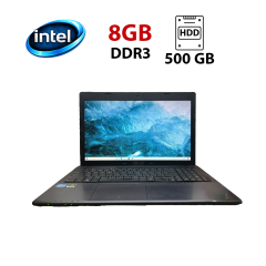 Ноутбук Б-клас Asus X55VD / 15.6" (1366x768) TN / Intel Core i3-3110M (2 (4) ядра по 2.4 GHz) / 8 GB DDR3 / 500 GB HDD / nVidia GeForce 610M, 2 GB DDR3, 64-bit / WebCam
