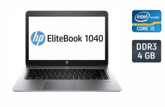 Ноутбук Б-класс HP EliteBook Folio 1040 G2 / 14" (1600x900) TN / Intel Core i5-5200U (2 (4) ядра по 2.2 - 2.7 GHz) / 4 GB DDR3 / 240 GB SSD / Intel HD Graphics 5500 / WebCam / Fingerprint / Windows 10