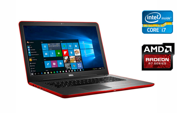 Ноутбук Dell Inspiron 5567 / 15.6" (1920x1080) IPS / Intel Core i7-7500U (2 (4) ядра по 2.7 - 3.5 GHz) / 16 GB DDR4 / 480 GB SSD / AMD Radeon R7 M445, 4 GB GDDR5, 64-bit / WebCam / Windows 10 Ноутбук Dell Inspiron 5567 / 15.6" (1920x1080) IPS / Intel Core i7-7500U (2 (4) ядра по 2.7 - 3.5 GHz) / 16 GB DDR4 / 480 GB SSD / AMD Radeon R7 M445, 4 GB GDDR5, 64-bit / WebCam / Windows 10