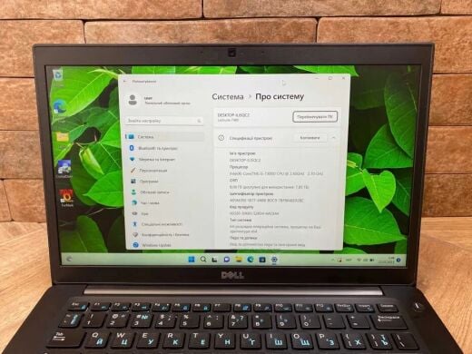 Ноутбук Dell Latitude 7480 / 14" (1920x1080) IPS / Intel Core i5-7300U (2 (4) ядра по 2.6 - 3.5 GHz) / 8 GB DDR4 / 128 GB SSD / Intel HD Graphics 620 / WebCam 