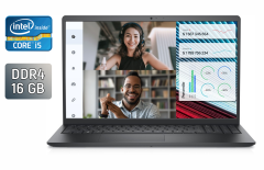 Ноутбук Dell Vostro 3520 / 15.6" (1920x1080) IPS / Intel Core i5-1235U (10 (12) ядер по 3.3 - 4.4 GHz) / 16 GB DDR4 / 256 GB SSD / Intel Iris Xe Graphics / WebCam / HDMI