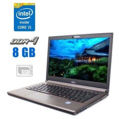 Ноутбук Fujitsu LifeBook E746 / 14" (1366x768) TN / Intel Core i5-6200U (2 (4) ядра по 2.3 - 2.8 GHz) / 8 GB DDR4 / 480 GB SSD / Intel HD Graphics 520 / WebCam