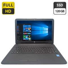 Ноутбук HP 15 ac154ng / 15.6" (1920x1080) IPS / Intel Celeron N3060 (2 ядра по 1.6 - 2.48 GHz) / 8 GB DDR3 / 120 GB SSD / Intel Graphics / WebCam / DVD-ROM