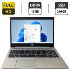 Ноутбук HP ProBook 455R G6 / 15.6" (1920x1080) IPS / AMD Ryzen 7 3700U (4 (8) ядра по 2.3 - 4.0 GHz) / 16 GB DDR4 / 256 GB SSD / AMD Radeon RX Vega 10 Graphics / WebCam