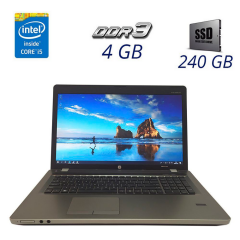 Ноутбук HP ProBook 4740s / 17.3" (1600x900) LED / Intel Core i5-2450M (2 ядра 4 потока по 2.5 - 3.1 Ghz) / 4 GB DDR3 / 240 GB SSD / Intel HD Graphics / Webcam / DVD-ROM