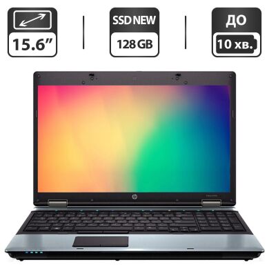 Ноутбук HP ProBook 6555b / 15.6" (1366x768) TN / AMD Turion II P520 (2 ядра по 2.3 GHz) / 4 GB DDR3 / 128 GB SSD NEW / AMD Radeon HD 4200 Graphics / DVD-ROM / Windows 10 Pro Ноутбук HP ProBook 6555b / 15.6" (1366x768) TN / AMD Turion II P520 (2 ядра по 2.3 GHz) / 4 GB DDR3 / 128 GB SSD NEW / AMD Radeon HD 4200 Graphics / DVD-ROM / Windows 10 Pro