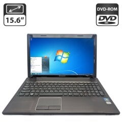 Ноутбук Lenovo G570 / 15.6" (1366x768) TN / Intel Core i3-2350M (2 (4) ядра по 2.3 GHz) / 6 GB DDR3 / 500 GB HDD / Intel HD Graphics 3000 / WebCam / DVD-ROM