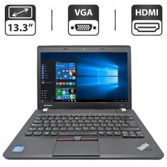 Ноутбук Lenovo ThinkPad E330 / 13.3" (1366x768) TN / Intel Core i3-3120M (2 (4) ядра по 2.5 GHz) / 6 GB DDR3 / 250 GB HDD / Intel HD Graphics 4000 / WebCam / АКБ не держит