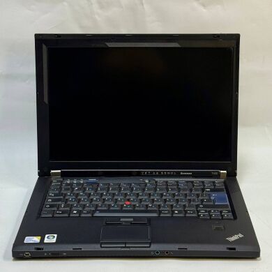Ноутбук Б-класс Lenovo ThinkPad T400 / 14" (1280x800) TN / Intel Core 2 Duo P8600 (2 ядра по 2.4 GHz) / 4 GB DDR3 / 160 GB HDD / Mobile Intel 4 Series Express Chipset Family / DVD-ROM