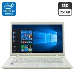 Ноутбук Toshiba Satellite C70 / 17.3" (1600x900) TN / Intel Core i3-5005U (2 (4) ядра по 2.0 GHz) / 8 GB DDR3 / 256 GB SSD / Intel HD Graphics 5500 / WebCam / DVD-ROM / Windows 10 Pro