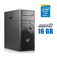 ПК Fujitsu Celsius W420 Tower / Intel Core i7-3770 (4 (8) ядра по 3.4 - 3.9 GHz) / 16 GB DDR3 / 500 GB HDD / Intel HD Graphics 4000 / DVD-ROM