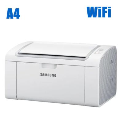 Принтер Samsung ML-2165W / лазерная монохромная печать / 1200x1200 dpi / A4 / 20 стр. мин / USB 2.0, Wi-Fi 4 (802.11n)