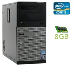 Системний блок Dell OptiPlex 3010 Tower / Intel Core i5-3470 (4 ядра по 3.2 -3.6 GHz) / 8 GB DDR3 / no HDD / Intel HD Graphics 2500 / 275W / DVD-ROM / HDMI