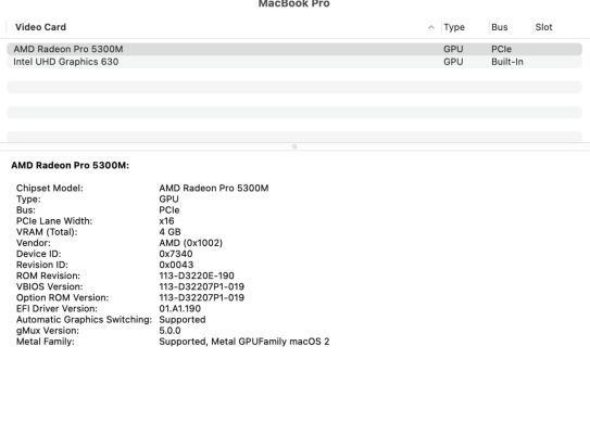 Ультрабук Apple MacBook Pro 16 (2019) / 16" (3072x1920) IPS / Intel Core i7-9750H (6 (12) ядер по 2.6 - 4.5 GHz) / 16 GB DDR4 / 512 GB SSD / AMD Radeon Pro 5300M, 4 GB GDDR6, 128-bit / WebCam / True Tone / Touch ID / Space Gray