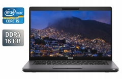 Ультрабук Dell Latitude 5400 / 14" (1920x1080) IPS / Intel Core i5-8365U (4 (8) ядра по 1.6 - 4.1 GHz) / 16 GB DDR4 / 256 GB SSD / Intel UHD Graphics / WebCam / SIM
