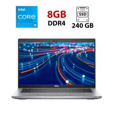 Ультрабук Dell Latitude 5420 / 14" (1920x1080) IPS / Intel Core i5-1135G7 (4 (8) ядра по 4.2 GHz) / 8 GB DDR4 / 240 GB SSD / Intel Iris Xe Graphics / WebCam / HDMI