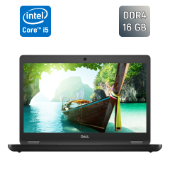 Ультрабук Dell Latitude 5490 / 14" (1920x1080) IPS / Intel Core i5-8350U (4 (8) ядра по 1.7 - 3.6 GHz) / 16 GB DDR4 / 256 GB SSD / Intel UHD Graphics 620 / WebCam / SIM
