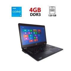 Ультрабук Dell Latitude E7440 / 14" (1366x768) TN / Intel Core i5-4300U (2 (4) ядра по 1.9 - 2.9 GHz) / 4 GB DDR3 / 120 GB SSD / Intel HD Graphics 4400 / WebCam
