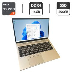 Ультрабук HP EliteBook 855 G8 / 15.6" (1920x1080) IPS / AMD Ryzen 7 Pro 5850U (8 (16) ядер по 1.9 - 4.4 GHz) / 16 GB DDR4 / 256 GB SSD / AMD Radeon RX Vega 8 Graphics / WebCam