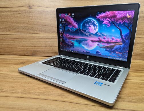 Ультрабук Б-клас HP EliteBook Folio 9470m / 14" (1366x768) TN / Intel Core i5-3337U (2 (4) ядра по 1.8 - 2.7 GHz) / 8 GB DDR3 / 240 GB SSD / Intel HD Graphics 4000 / WebCam / Fingerprint / Windows 10