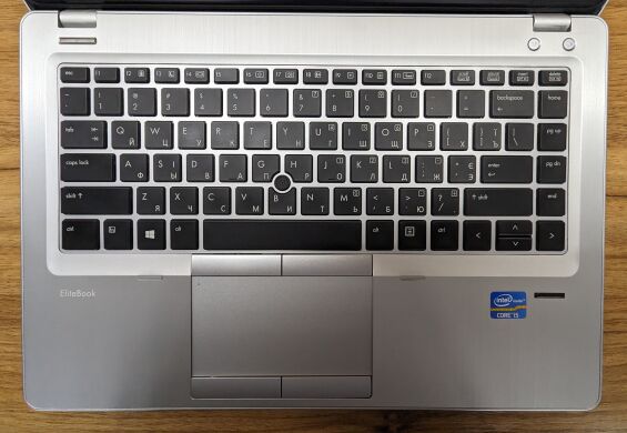 Ультрабук Б-клас HP EliteBook Folio 9470m / 14" (1366x768) TN / Intel Core i5-3337U (2 (4) ядра по 1.8 - 2.7 GHz) / 8 GB DDR3 / 240 GB SSD / Intel HD Graphics 4000 / WebCam / Fingerprint / Windows 10