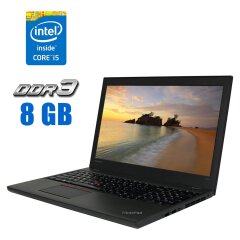 Ультрабук Lenovo ThinkPad T550 / 15.6" (1366x768) TN / Intel Core i5-5300U (2 (4) ядра по 2.3 - 2.9 GHz) / 8 GB DDR3 / 240 GB SSD / Intel HD Graphics 5500 