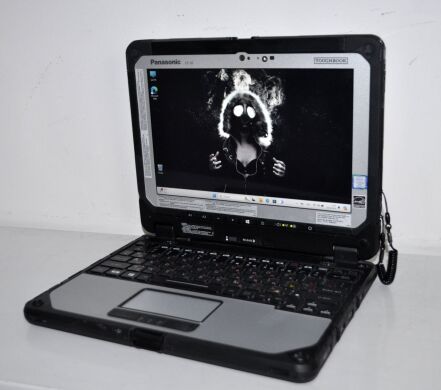 Защищенный нетбук-трансформер Panasonic Toughbook CF-20 MK2 / 10.1" (1920x1200) IPS Touch / Intel Core i5-7Y57 (2 (4) ядра по 1.2 - 3.3 GHz) / 8 GB DDR3 / 256 GB SSD / Intel HD Graphics 615 / WebCam 2 MP + 8 MP / Два АКБ / Windows 11 Pro + Стилус