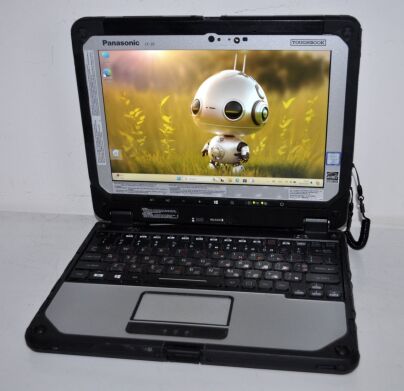 Защищенный нетбук-трансформер Panasonic Toughbook CF-20 MK2 / 10.1" (1920x1200) IPS Touch / Intel Core i5-7Y57 (2 (4) ядра по 1.2 - 3.3 GHz) / 8 GB DDR3 / 256 GB SSD / Intel HD Graphics 615 / WebCam 2 MP + 8 MP / Два АКБ / Windows 11 Pro + Стилус