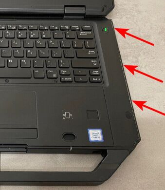 Захищений ноутбук Б-клас Dell Latitude 5420&nbsp;Rugged / 14" (1920x1080) IPS / Intel Core i5-8350U (4 (8) ядра по 1.7 - 3.6 GHz) / 16 GB DDR4 / 512 GB SSD M.2 / Intel UHD Graphics 620 / WebCam / Bluetooth / Два АКБ