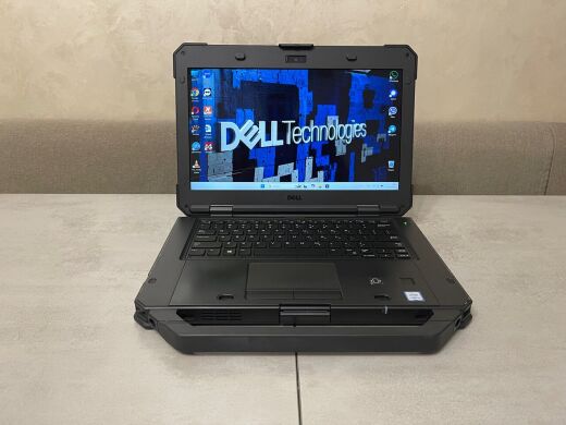 Захищений ноутбук Б-клас Dell Latitude 5420&nbsp;Rugged / 14" (1920x1080) IPS / Intel Core i5-8350U (4 (8) ядра по 1.7 - 3.6 GHz) / 16 GB DDR4 / 512 GB SSD M.2 / Intel UHD Graphics 620 / WebCam / Bluetooth / Два АКБ