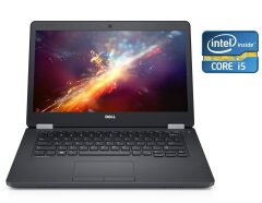 Ультрабук Dell Latitude E5470 / 14" (1920x1080) IPS / Intel Core i5-6300HQ (4 ядра по 2.3 - 3.2 GHz) / 8 GB DDR4 / 180 GB SSD / Intel HD Graphics 530 / WebCam / Win 10 Pro