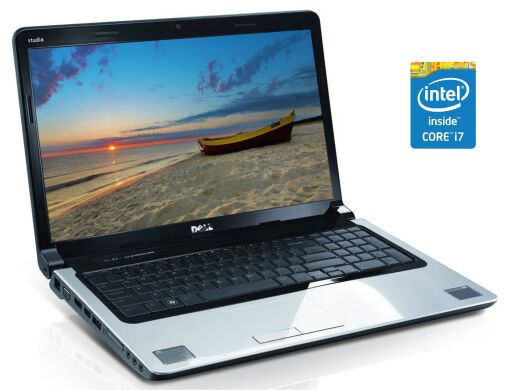 Ноутбук Dell Studio 1747 / 17.3" (1600x900) TN / Intel Core i7-720QM (4 (8) ядра по 1.6 - 2.8 GHz) / 4 GB DDR3 / 500 GB HDD / AMD Radeon HD 4650, 1GB DDR3, 128-bit / WebCam / Win 7