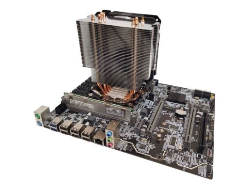 Комплект: Материнська плата X79-2.4F + Intel Xeon E5-2697 v2 (12 (24) ядер по 2.7 - 3.5 GHz) + 16 GB DDR3 + Кулер SNOWMAN M-T4