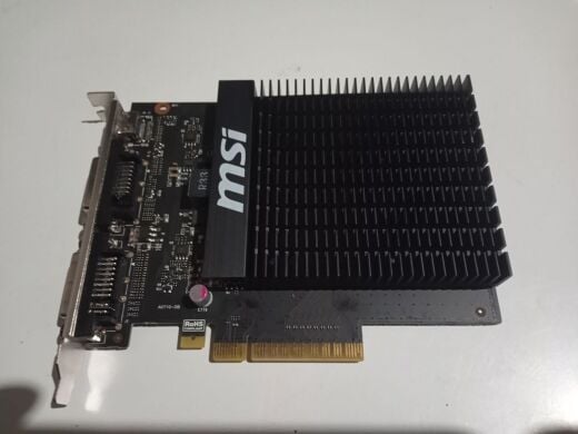 Дискретна відеокарта nVidia GeForce GT 710, 2 GB DDR3, 64-bit / 2x DVI, 1x HMDI