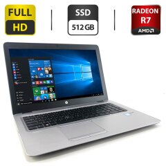 Ноутбук HP EliteBook 850 G4 / 15.6" (1920x1080) TN / Intel Core i7-7500U (2 (4) ядра по 2.7 - 3.5 GHz) / 16 GB DDR4 / 512 GB SSD / AMD Radeon R7 M350, 4 GB GDDR3, 64-bit / WebCam