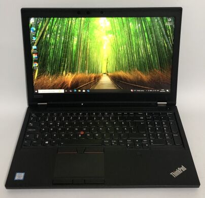 Мобільна робоча станція Б-клас Lenovo ThinkPad P52 / 15.6" (1920x1080) IPS / Intel Core i7-8850H (6 (12) ядер по 2.6 - 4.3 GHz) / 32 GB DDR4 / 512 GB SSD NVMe / nVidia Quadro P3200 Max-Q, 6 GB GDDR5, 192-bit / WebCam