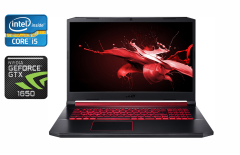 Игровой ноутбук Acer Nitro 5 AN517-51 / 17.3" (1920x1080) IPS / Intel Core i5-9300H (4 (8) ядра по 2.4 - 4.1 GHz) / 16 GB DDR4 / 512 GB SSD M.2 / nVidia GeForce GTX 1650, 4 GB GDDR6, 128-bit / WebCam / Win 11 Home