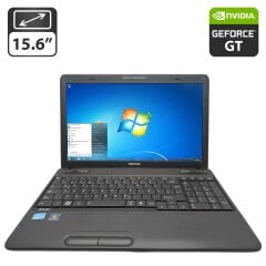 Ноутбук Toshiba Satellite C660 / 15.6" (1366x768) TN / Intel Core i5-2430M (2 (4) ядра по 2.4 - 3.0 GHz) / 8 GB DDR3 / 500 GB HDD / nVidia GeForce GT 520M, 1 GB GDDR3, 64-bit / WebCam / DVD-ROM