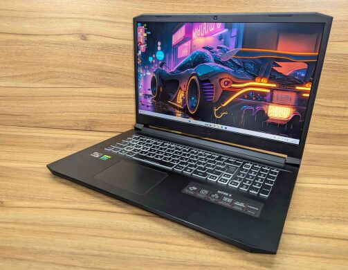 Игровой ноутбук Acer Nitro 5 AN517-41 / 17.3" (1920x1080) IPS / AMD Ryzen 7 5800H (8 (16) ядер по 3.2 - 4.4 GHz) / 32 GB DDR4 / 512 GB SSD / nVidia GeForce RTX 3080, 8 GB GDDR6, 256-bit / WebCam / Windows 11 Игровой ноутбук Acer Nitro 5 AN517-41 / 17.3" (1920x1080) IPS / AMD Ryzen 7 5800H (8 (16) ядер по 3.2 - 4.4 GHz) / 32 GB DDR4 / 512 GB SSD / nVidia GeForce RTX 3080, 8 GB GDDR6, 256-bit / WebCam / Windows 11