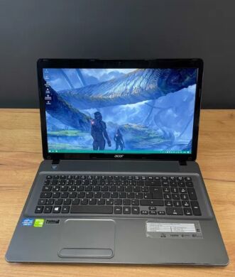 Ігровий ноутбук Acer Aspire E1-771G / 17.3" (1600x900) TN / Intel Core i5-3230M (2 (4) ядра по 2.6 - 3.2 GHz) / 6 GB DDR3 / 500 GB HDD / nVidia GeForce GT 710M, 1 GB DDR3, 64-bit / WebCam / DVD-RW / Win 10 Ігровий ноутбук Acer Aspire E1-771G / 17.3" (1600x900) TN / Intel Core i5-3230M (2 (4) ядра по 2.6 - 3.2 GHz) / 6 GB DDR3 / 500 GB HDD / nVidia GeForce GT 710M, 1 GB DDR3, 64-bit / WebCam / DVD-RW / Win 10