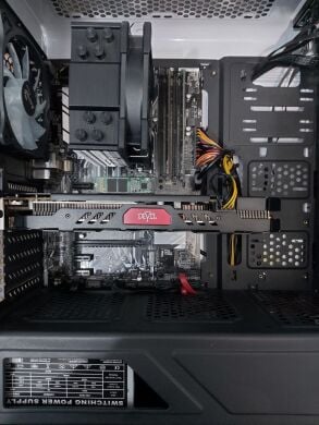 Игровой ПК GameMax Starlight White Tower / Intel Core i5-7500 (4 ядра по 3.4 - 3.8 GHz) / 16 GB DDR4 / 240 GB SSD + 480 GB SSD + 500 GB HDD / AMD Radeon RX 480, 8 GB GDDR5, 256-bit / 600W