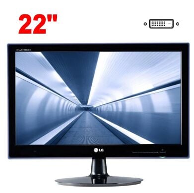 Монітор Б-клас LG Flatron E2240-PN / 22" (1920x1080) TN / 1x DVI, 1x VGA / Кабелі в комплекті Монітор Б-клас LG Flatron E2240-PN / 22" (1920x1080) TN / 1x DVI, 1x VGA / Кабелі в комплекті
