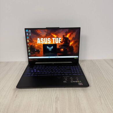 Ігровий ноутбук Asus TUF Gaming A15 FA507NU / 15.6" (1920x1080) IPS / AMD Ryzen 5 7535HS (6 (12) ядер по 3.3 - 4.55 GHz) / 16 GB DDR5 / 512 GB SSD NVMe / nVidia GeForce RTX 4050, 6 GB GDDR6, 96-bit / WebCam