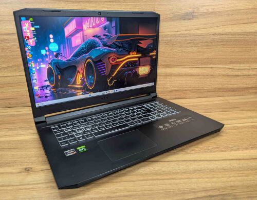 Игровой ноутбук Acer Nitro 5 AN517-41 / 17.3" (1920x1080) IPS / AMD Ryzen 7 5800H (8 (16) ядер по 3.2 - 4.4 GHz) / 32 GB DDR4 / 512 GB SSD / nVidia GeForce RTX 3080, 8 GB GDDR6, 256-bit / WebCam / Windows 11 Игровой ноутбук Acer Nitro 5 AN517-41 / 17.3" (1920x1080) IPS / AMD Ryzen 7 5800H (8 (16) ядер по 3.2 - 4.4 GHz) / 32 GB DDR4 / 512 GB SSD / nVidia GeForce RTX 3080, 8 GB GDDR6, 256-bit / WebCam / Windows 11