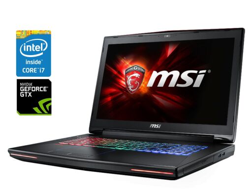Игровой ноутбук MSI GT72S-6QE Dominator Pro G / 17.3" (1920x1080) IPS / Intel Core i7-6700HQ (4 (8) ядра по 2.6 - 3.5 GHz) / 16 GB DDR4 / 128 GB SSD + 1000 GB HDD / nVidia GeForce GTX 980M, 4 GB GDDR5, 256-bit / WebCam / Win 10 Игровой ноутбук MSI GT72S-6QE Dominator Pro G / 17.3" (1920x1080) IPS / Intel Core i7-6700HQ (4 (8) ядра по 2.6 - 3.5 GHz) / 16 GB DDR4 / 128 GB SSD + 1000 GB HDD / nVidia GeForce GTX 980M, 4 GB GDDR5, 256-bit / WebCam / Win 10