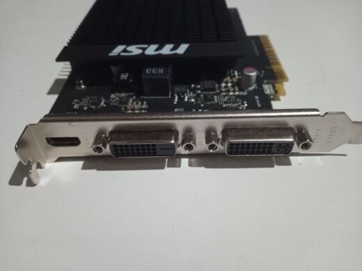 Дискретна відеокарта nVidia GeForce GT 710, 2 GB DDR3, 64-bit / 2x DVI, 1x HMDI