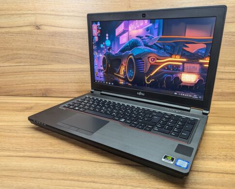 Мобільна робоча станція Fujitsu Celsius H780 / 15.6" (1920x1080) IPS / Intel Core i7-8750H (6 (12) ядер по 2.2 - 4.1 GHz) / 64 GB DDR4 / 512 GB SSD / nVidia Quadro P600, 4 GB GDDR5, 128-bit / WebCam / HDMI / Windows 10