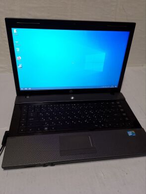 Ноутбук Б-класс HP Compaq 620 / 15.6" (1366x768) TN / Intel Core 2 Duo T6570 (2 ядра по 2.1 GHz) / 4 GB DDR3 / 500 GB HDD / Intel GMA Graphics 4500MHD / DVD-RW / WebCam / Win 10 Pro / АКБ не держит