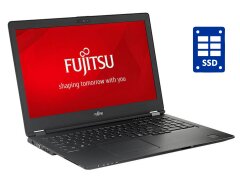 Ноутбук Б-клас Fujitsu LifeBook U758 / 15.6" (1920x1080) IPS / Intel Core i3-8130U (2 (4) ядра по 2.2 - 3.4 GHz) / 8 GB DDR4 / 256 GB SSD / Intel UHD Graphics 620 / WebCam / Win 10 Pro